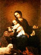 Francisco de Zurbaran virgin and child with st. oil on canvas